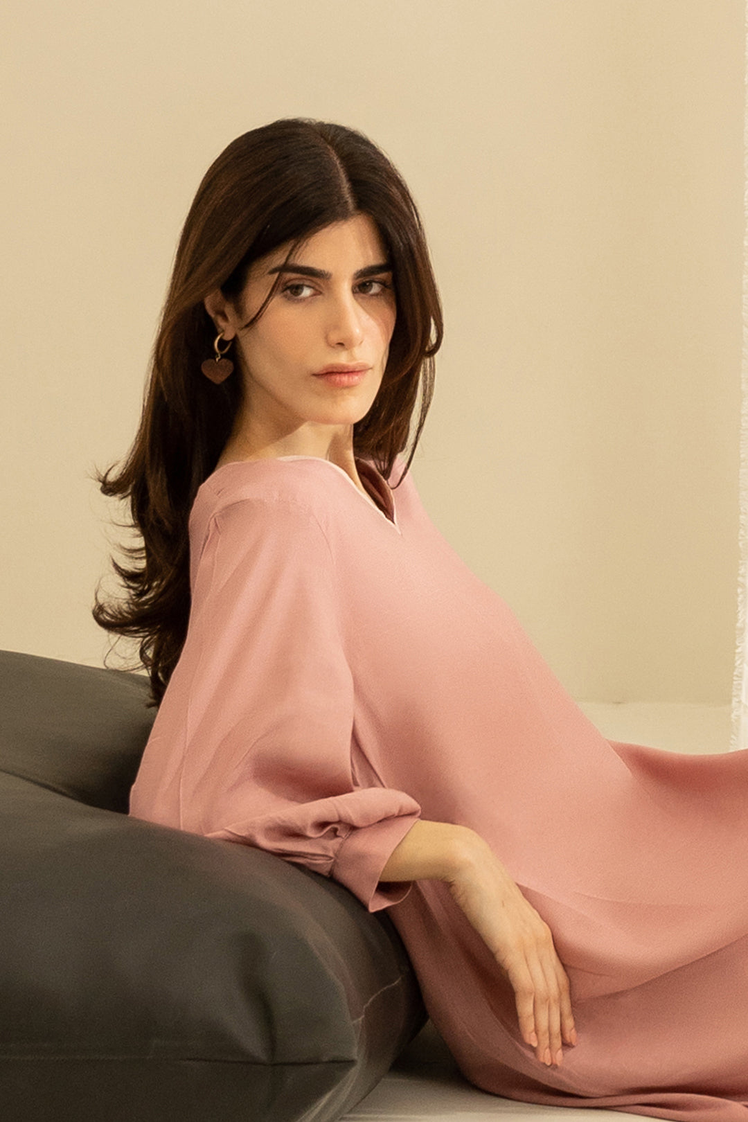 Pink Color Block Dress