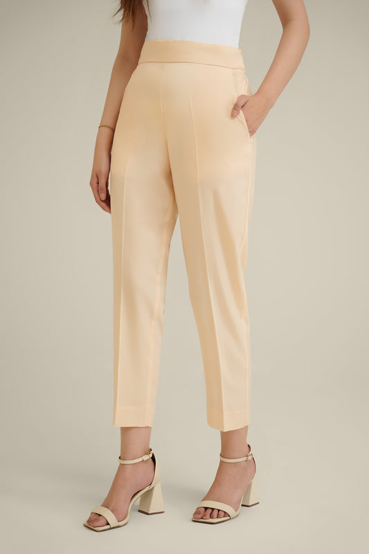 Peach Tapered Pants