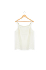 Viscose Tank Top - Off White