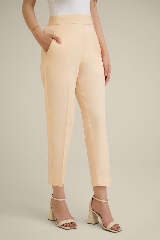 Peach Tapered Pants