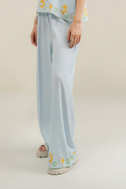 Blue Drawsting Pants