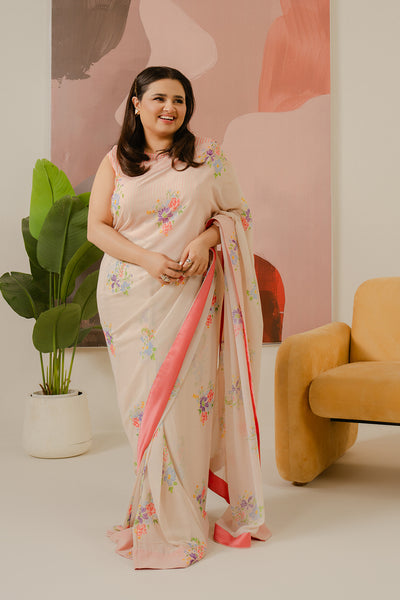 Isoga Saree & Crop Top (sleeveless)