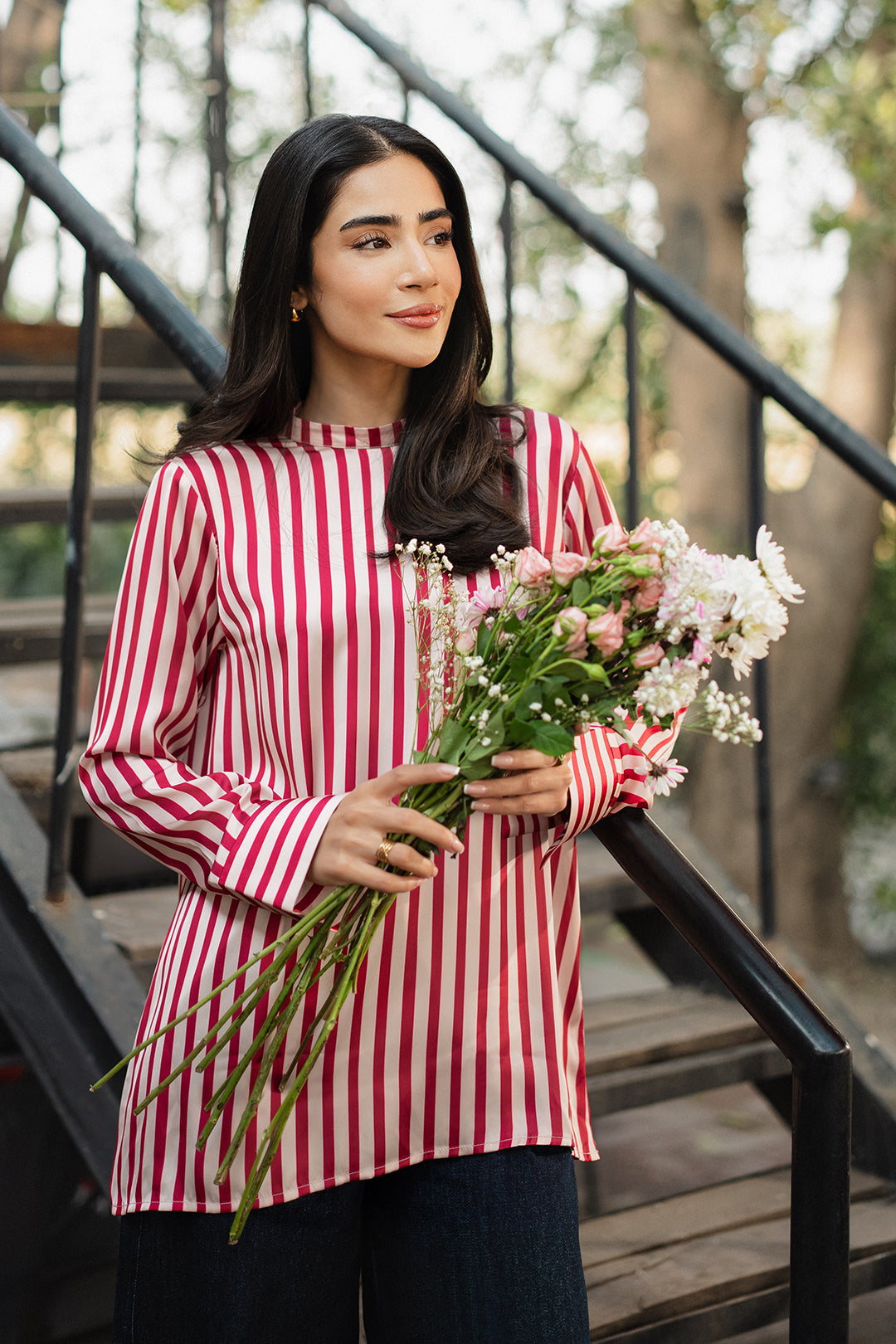 Stripped Charm Top