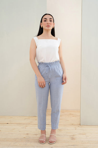 Draw String Tapered Trousers