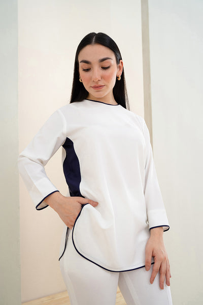 Navy-Panel Top