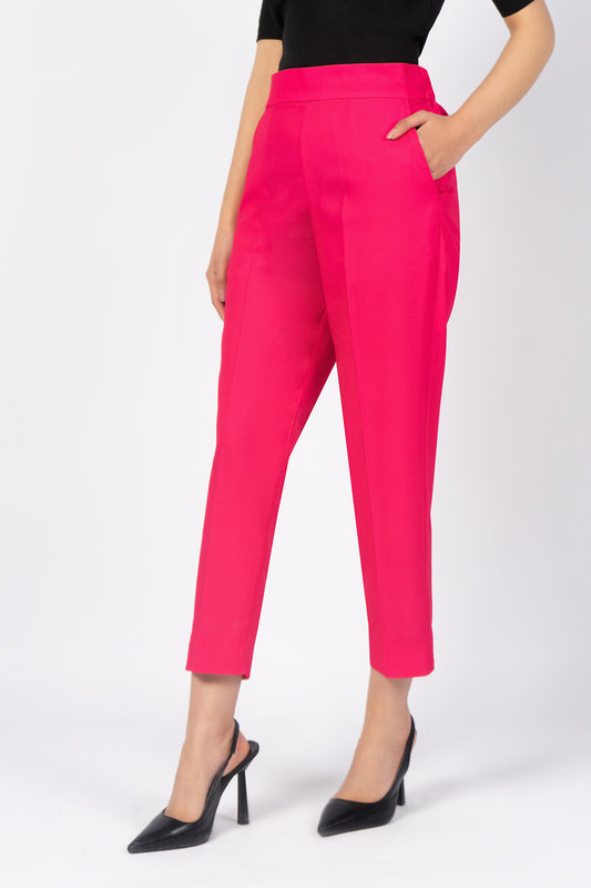 Pink Tapered Pants
